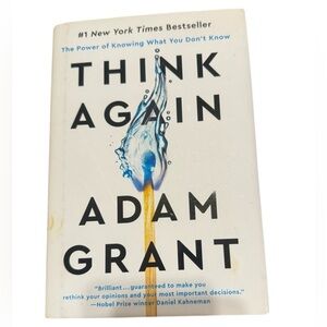 Think Again By Adam Grant Hardcover Book #1 New York Times Bestseller